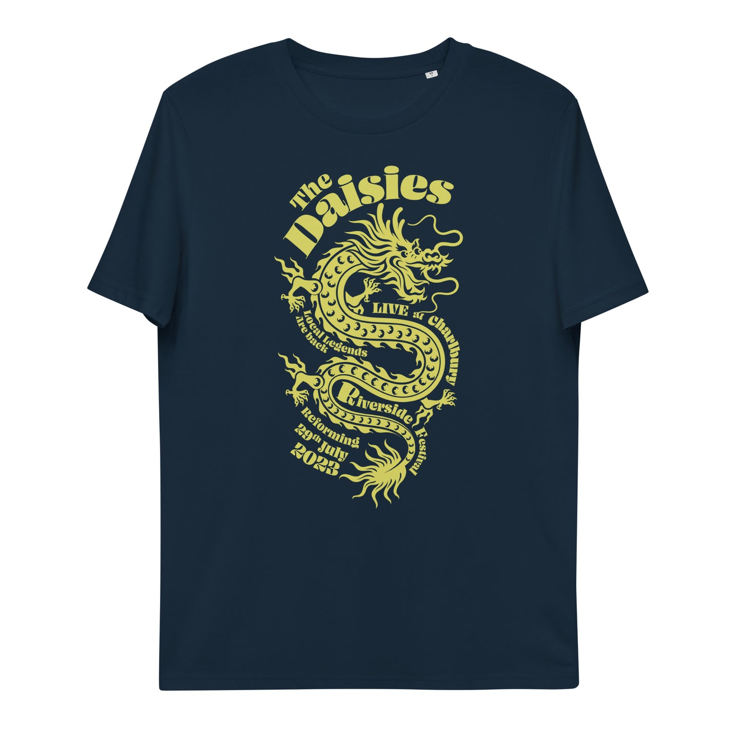 The Daisies - Live at Charlbury Riverside Festival 2023 - Unisex organic cotton t-shirt