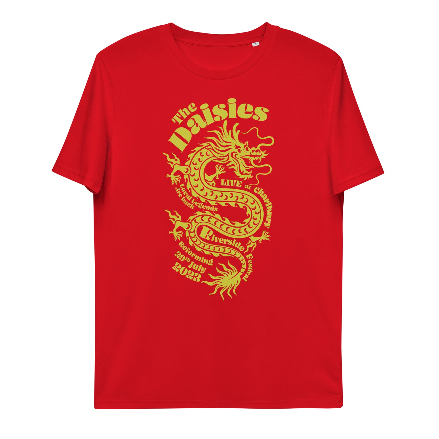 The Daisies - Live at Charlbury Riverside Festival 2023 - Unisex organic cotton t-shirt