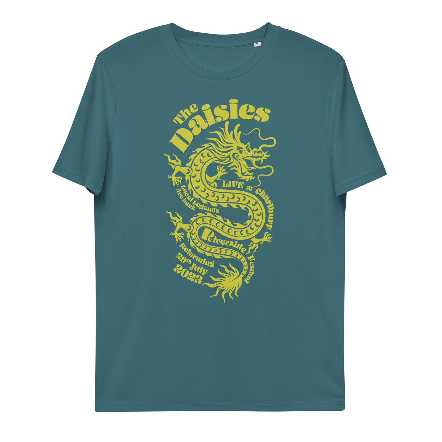 The Daisies - Live at Charlbury Riverside Festival 2023 - Unisex organic cotton t-shirt