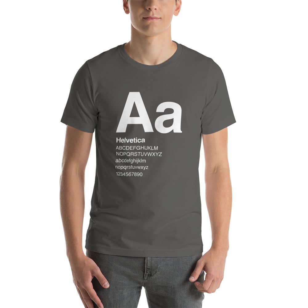 Type Sample Helvetica - Unisex t-shirt