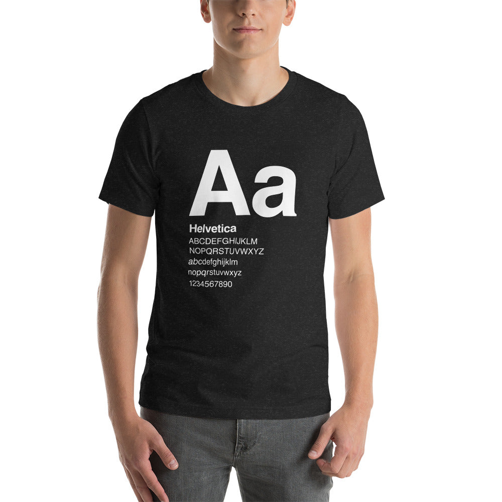 Type Sample Helvetica - Unisex t-shirt