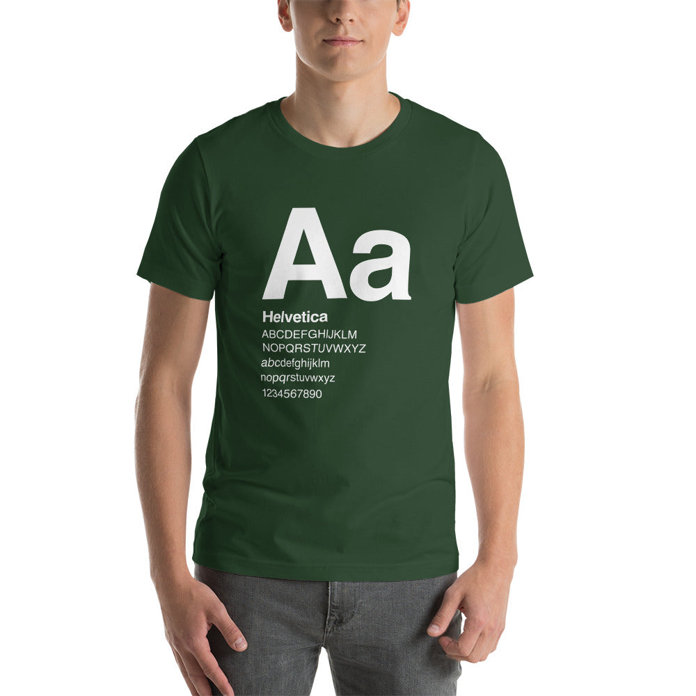 Type Sample Helvetica - Unisex t-shirt