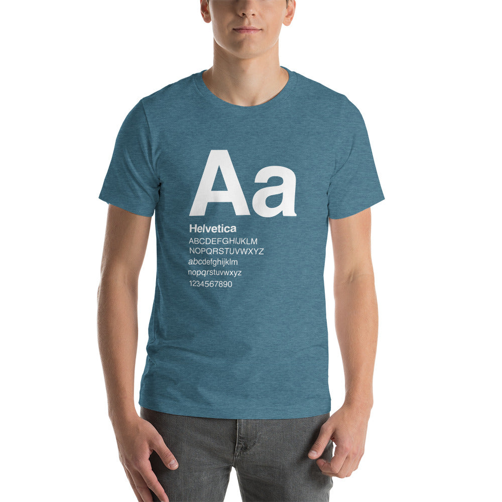 Type Sample Helvetica - Unisex t-shirt