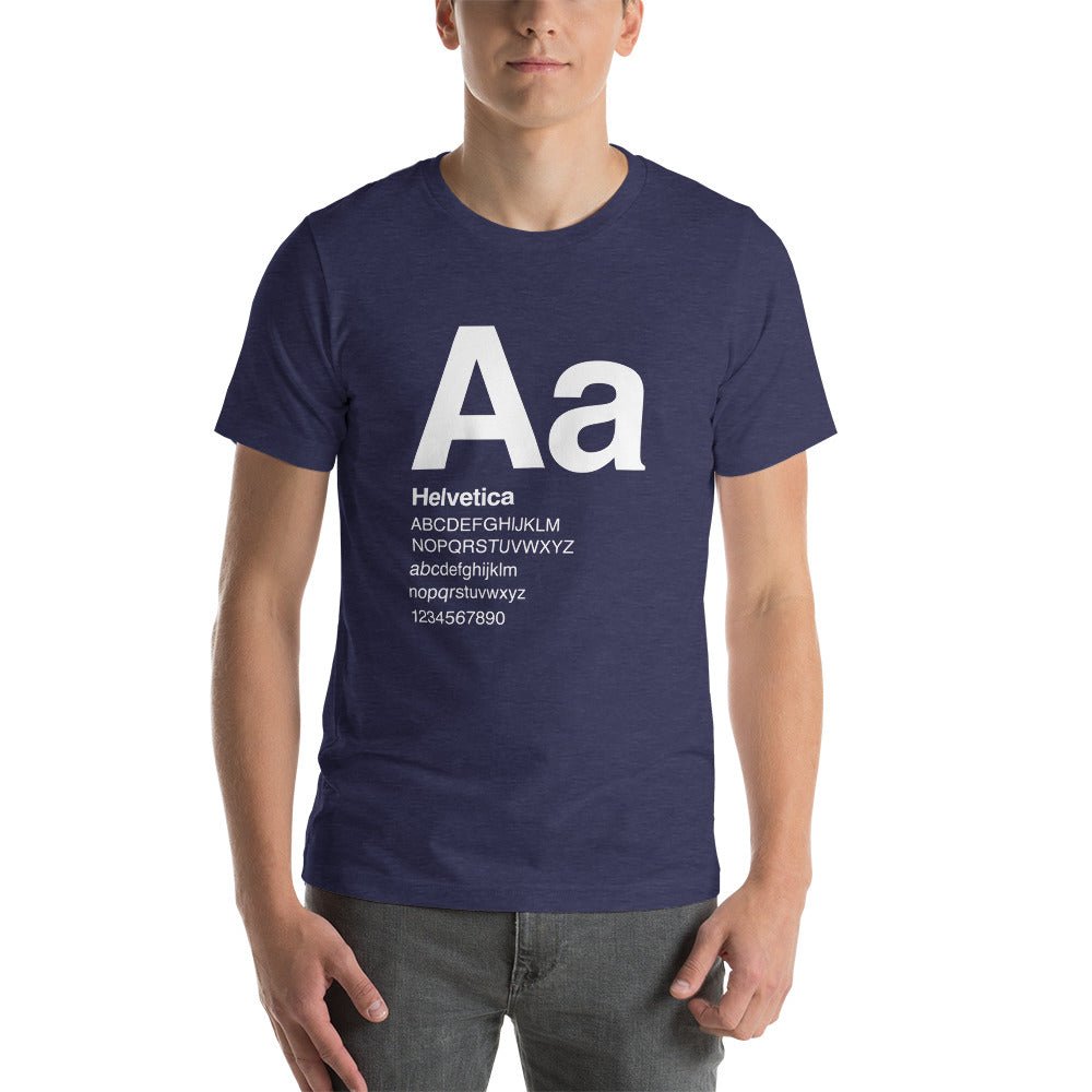 Type Sample Helvetica - Unisex t-shirt