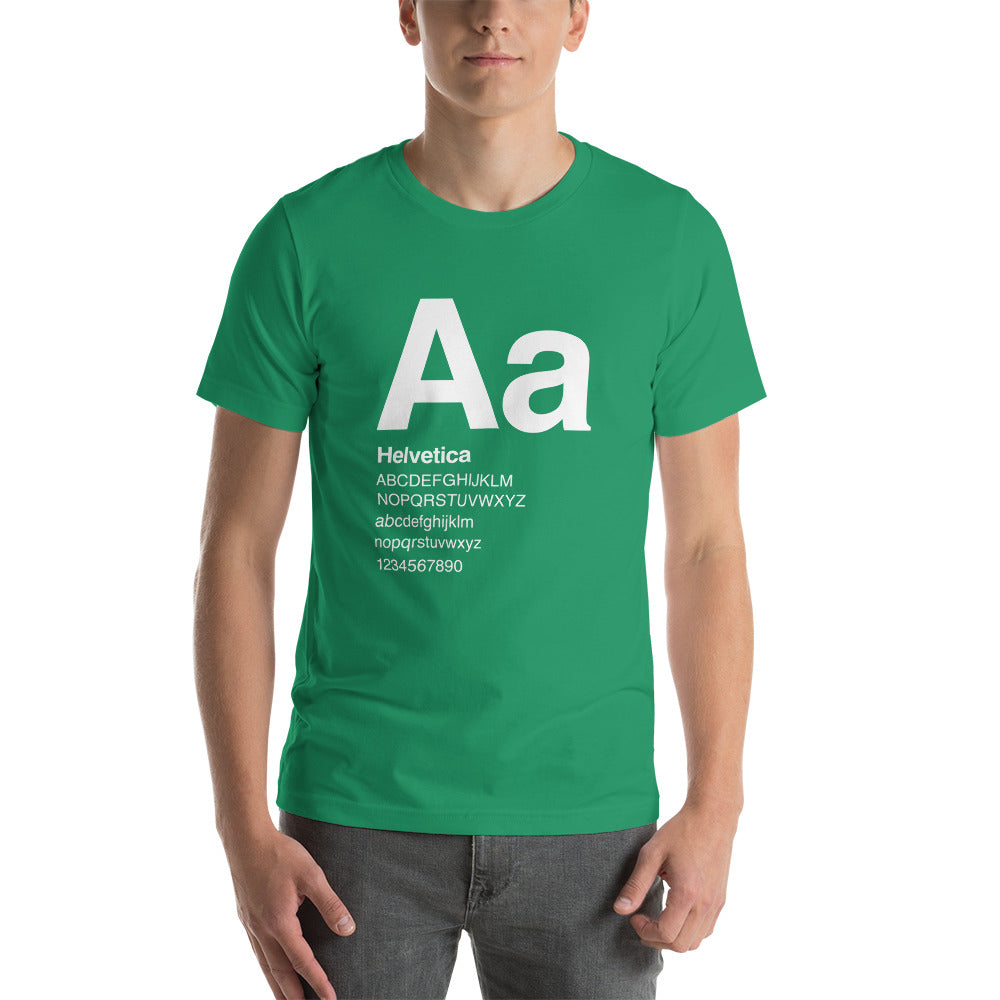 Type Sample Helvetica - Unisex t-shirt