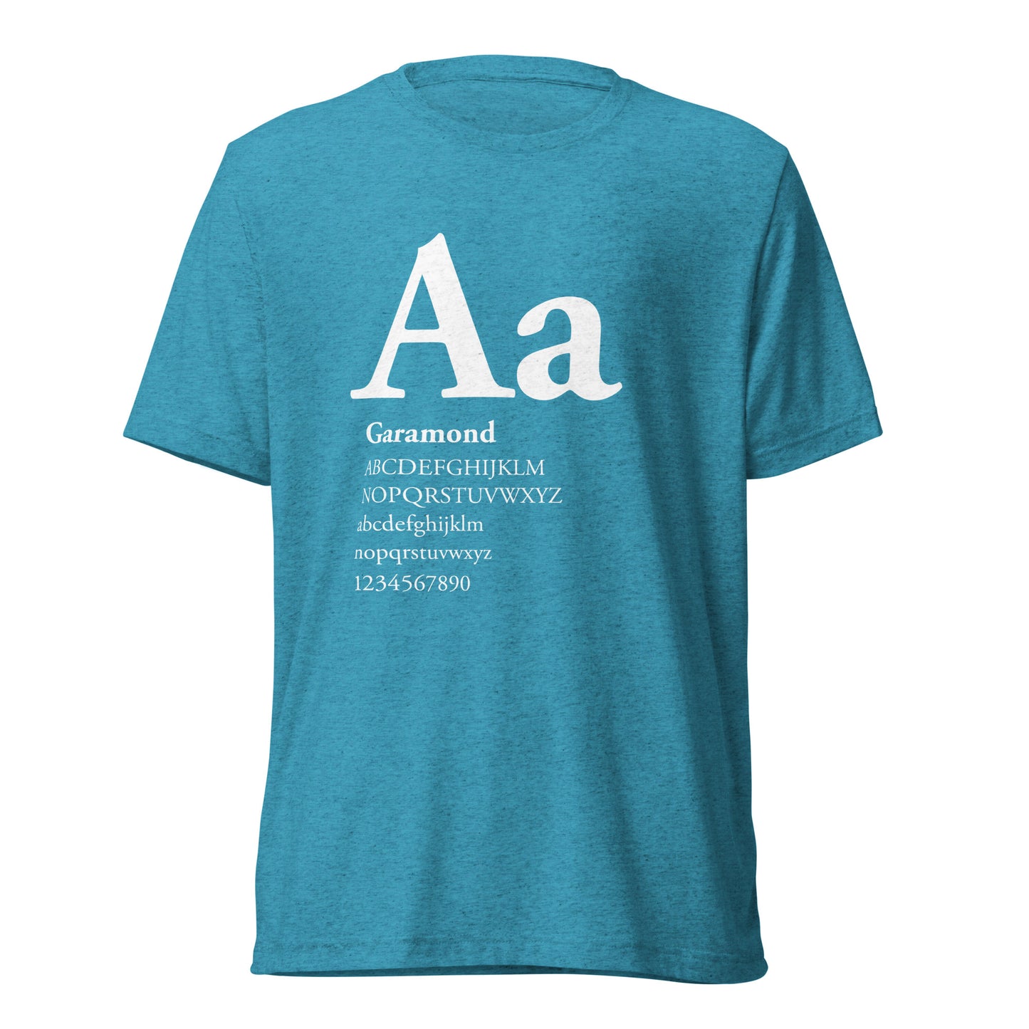 Type Sample - Garamond - Short sleeve t-shirt