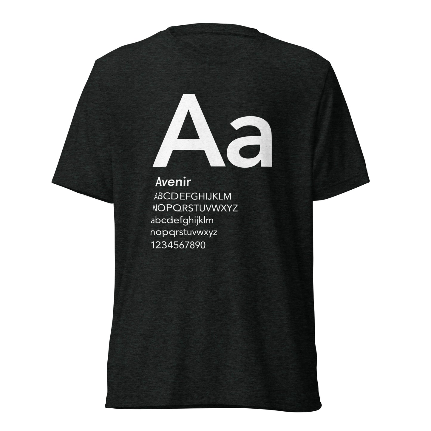 Type Sample - Avenir - Short sleeve t-shirt