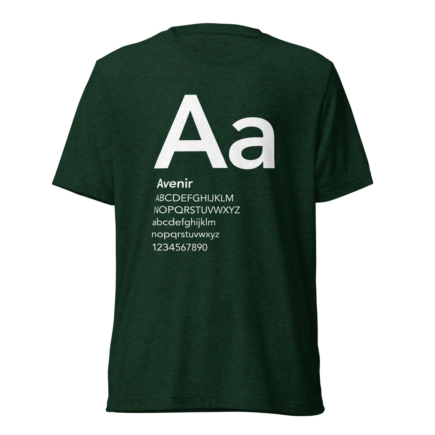 Type Sample - Avenir - Short sleeve t-shirt