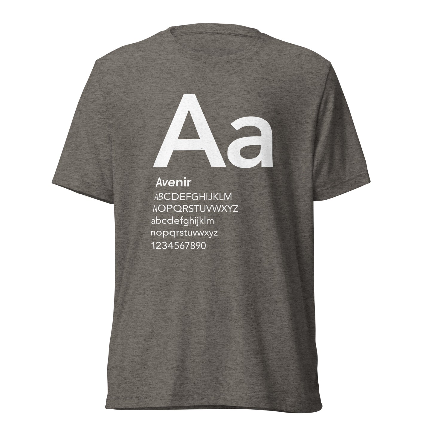Type Sample - Avenir - Short sleeve t-shirt