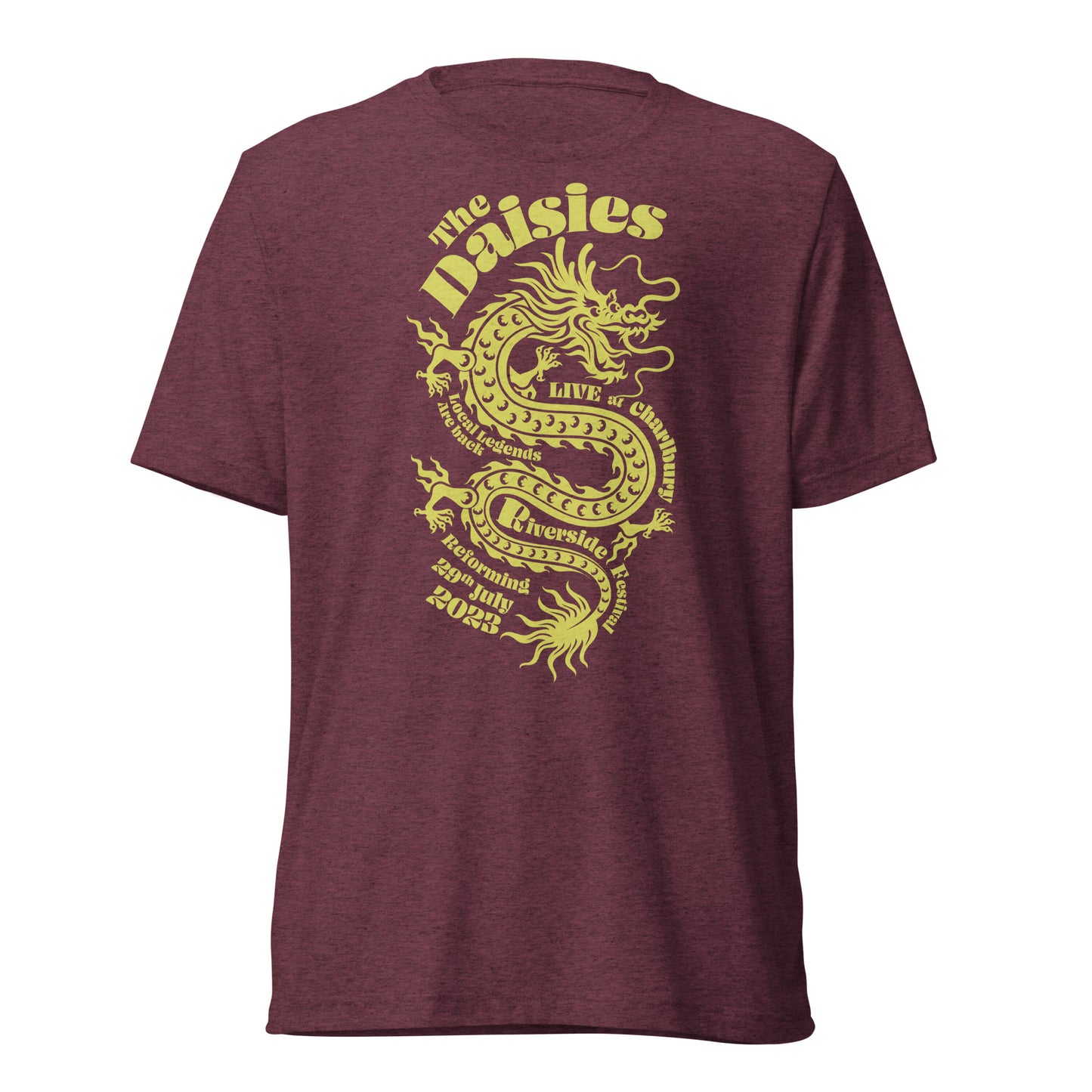 The Daisies - Live at Charlbury Riverside Festival 2023 - Vintage Short sleeve tri-blend t-shirt