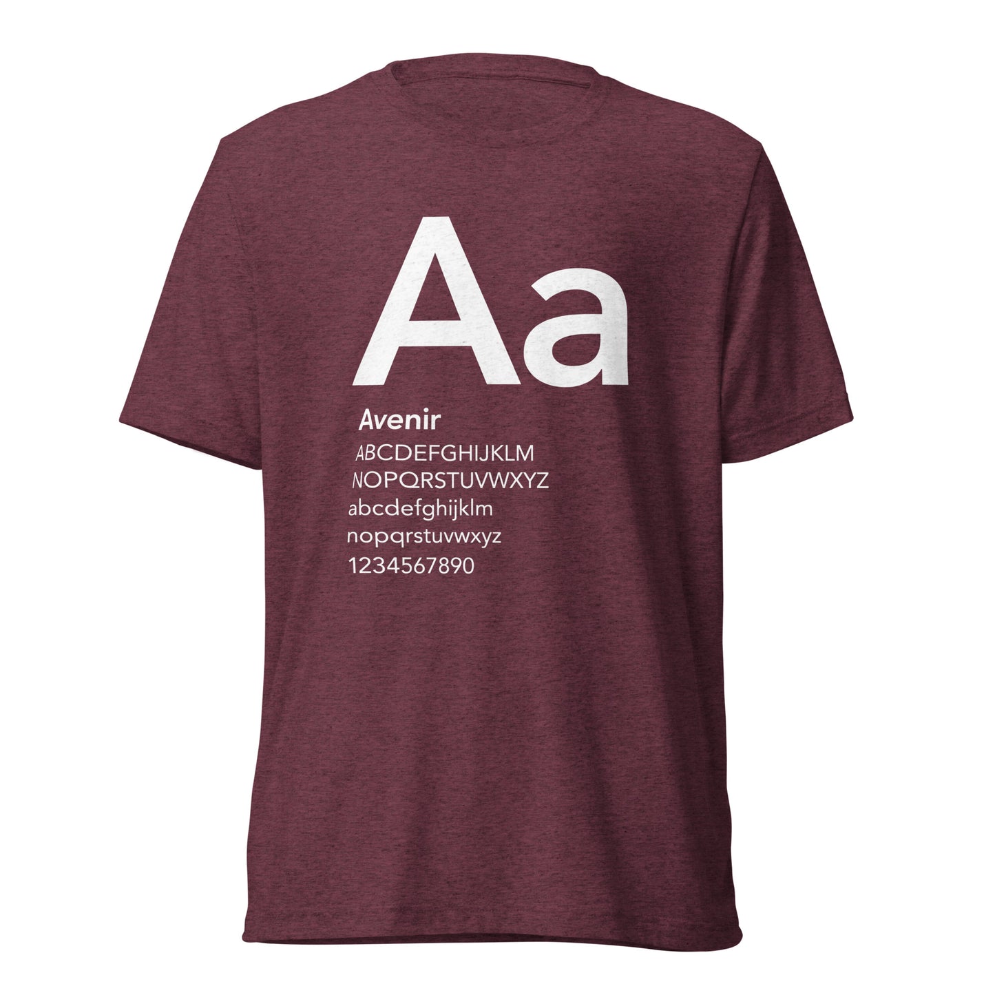 Type Sample - Avenir - Short sleeve t-shirt