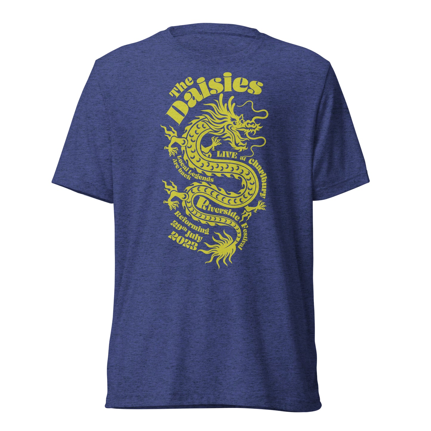 The Daisies - Live at Charlbury Riverside Festival 2023 - Vintage Short sleeve tri-blend t-shirt