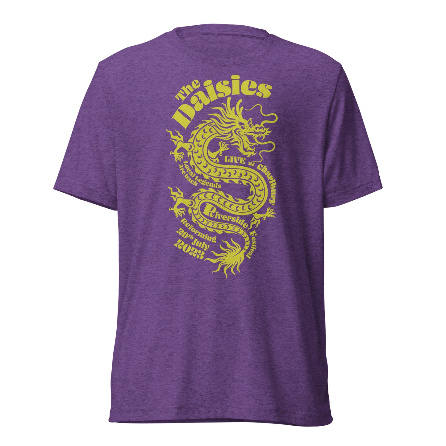 The Daisies - Live at Charlbury Riverside Festival 2023 - Vintage Short sleeve tri-blend t-shirt