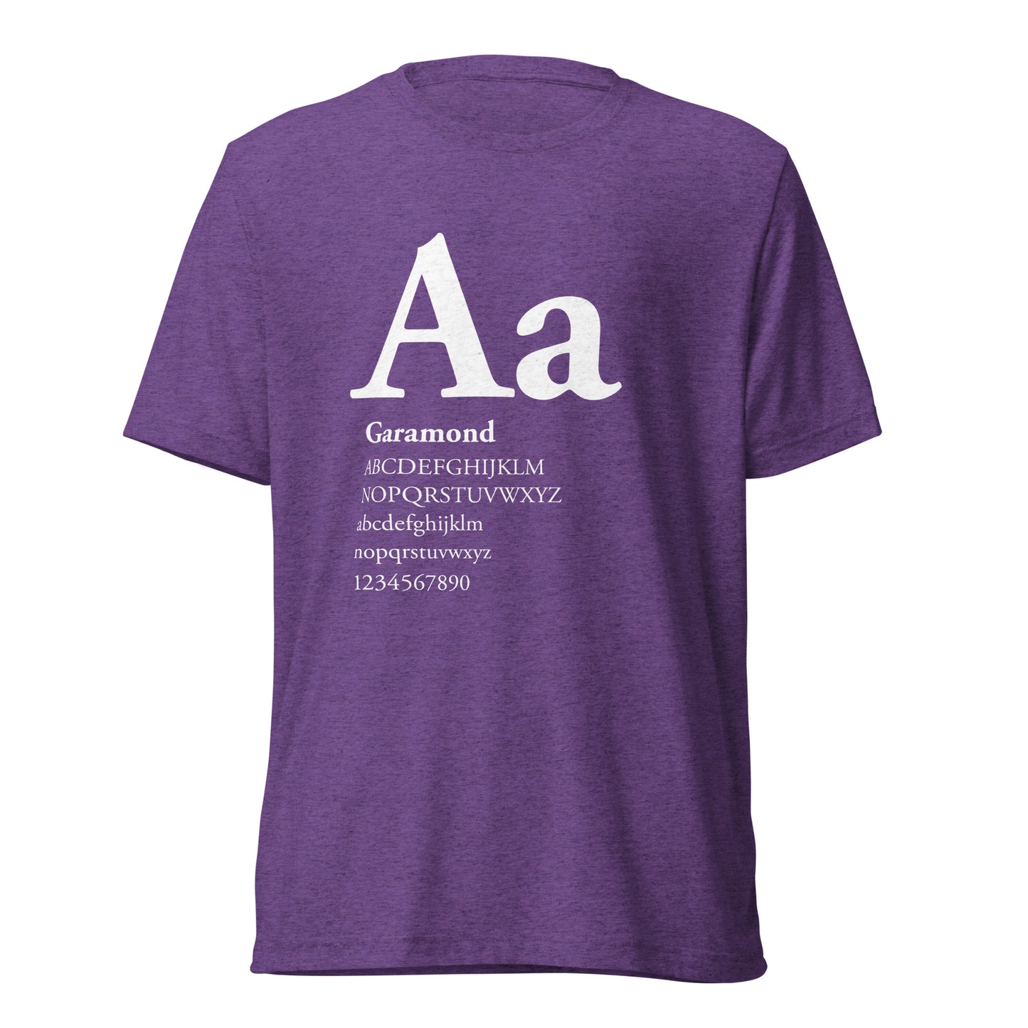Type Sample - Garamond - Short sleeve t-shirt