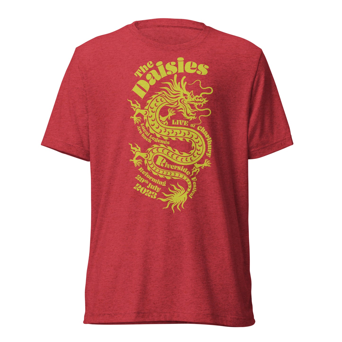The Daisies - Live at Charlbury Riverside Festival 2023 - Vintage Short sleeve tri-blend t-shirt