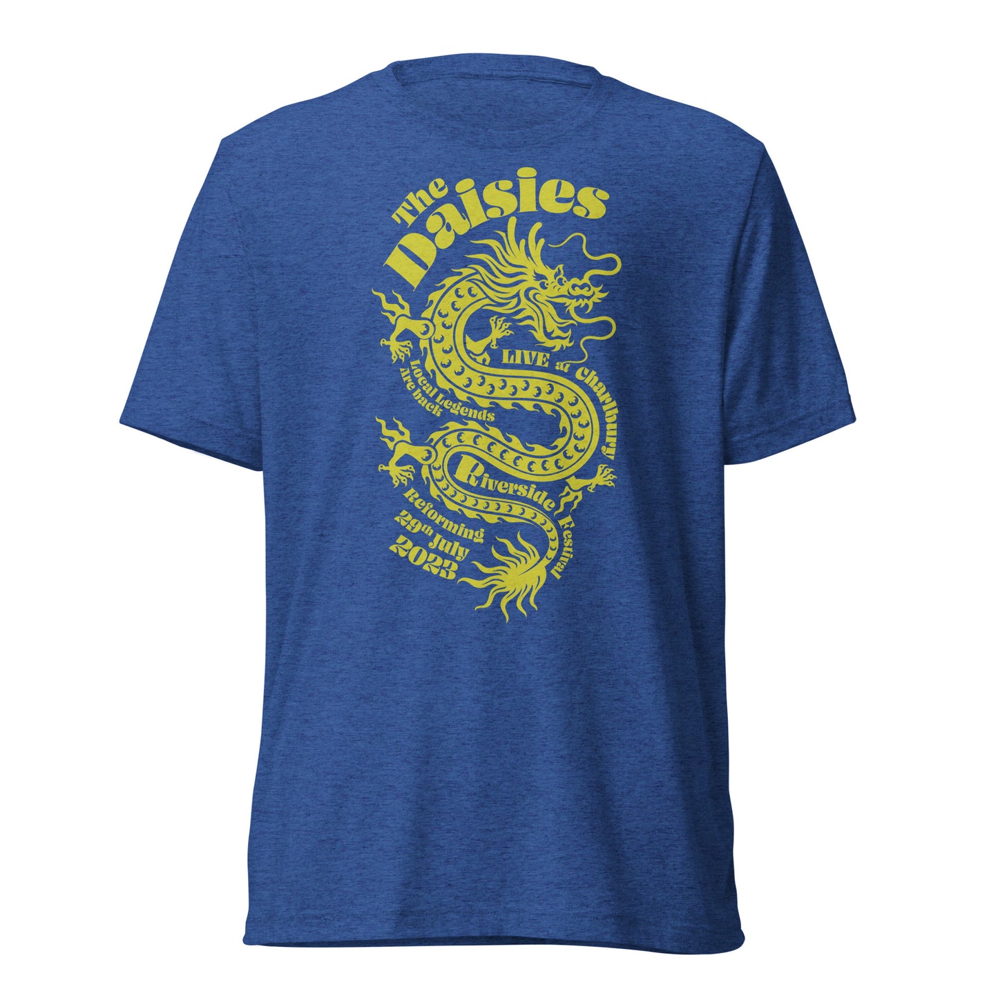 The Daisies - Live at Charlbury Riverside Festival 2023 - Vintage Short sleeve tri-blend t-shirt