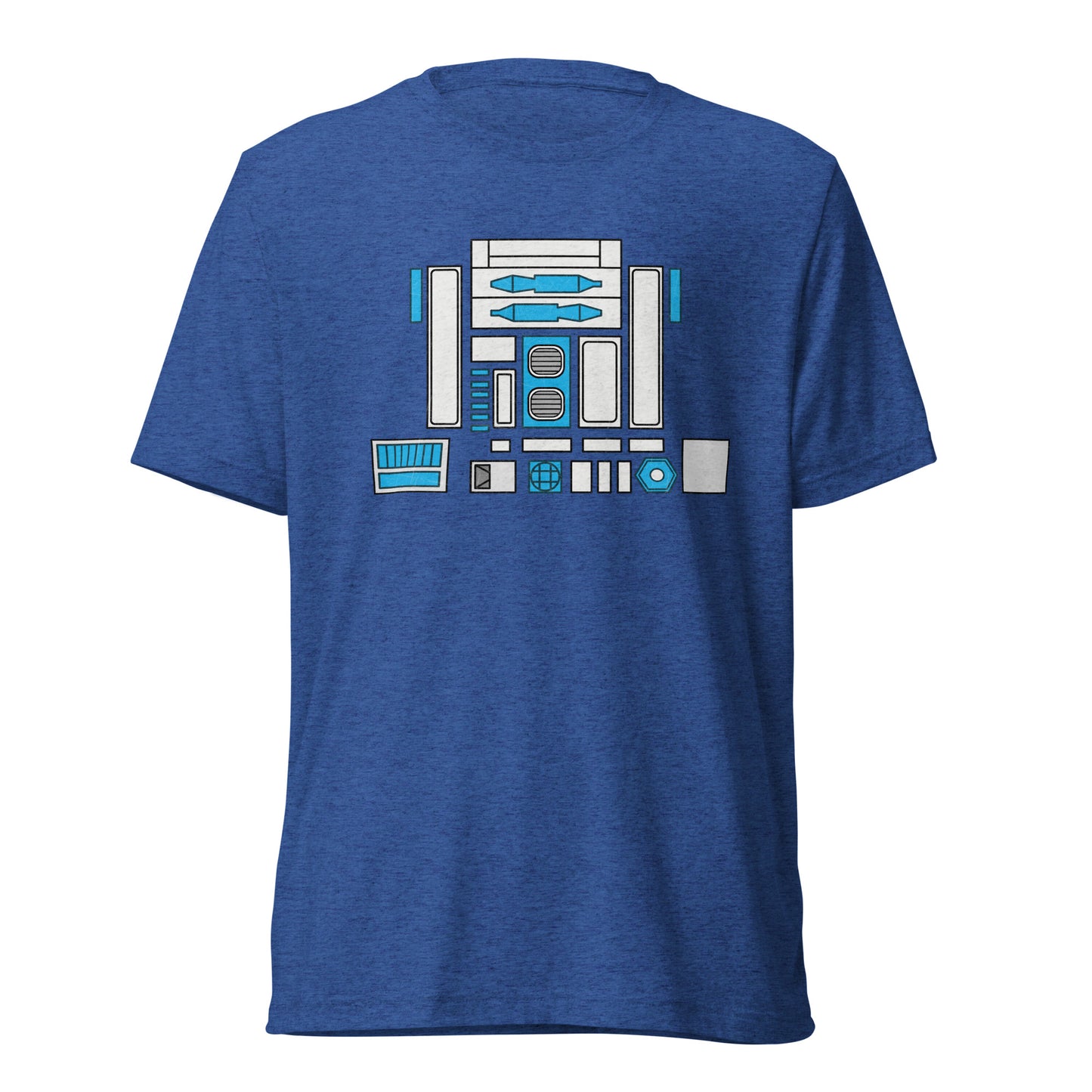 R2d2 Vintage decal - Dark - Short sleeve t-shirt