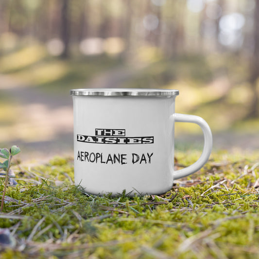 The Daisies - Aeroplane Day - Enamel Mug