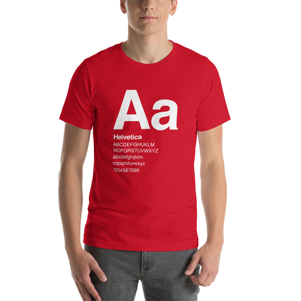 Type Sample Helvetica - Unisex t-shirt